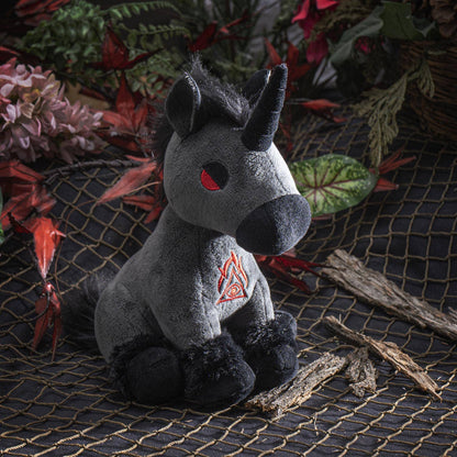 Black Unicorn Fluffy Fiends Plush