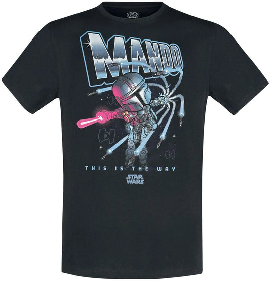 Star Wars Mandalorian Whistling Birds Funko Pop! Tee