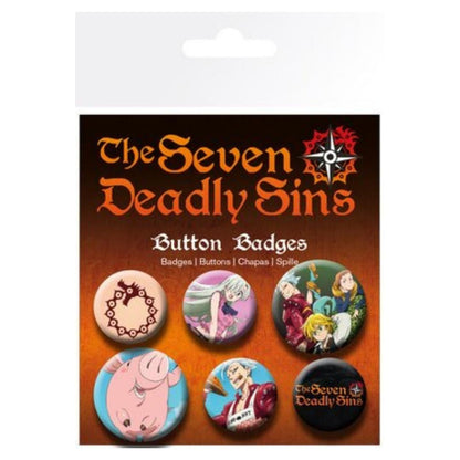 The Seven Deadly Sins Badge Pack