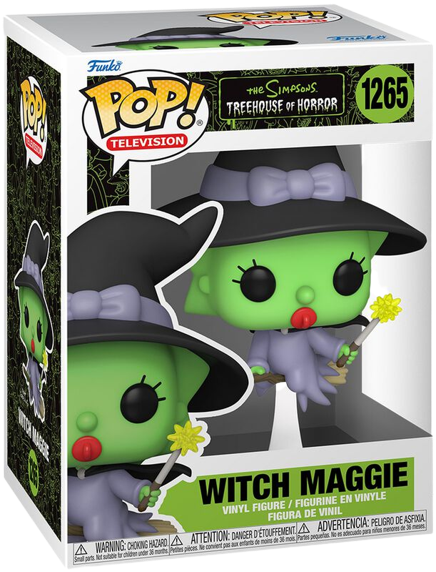 Funko Pop! The Simpsons Treehouse Of Horror 1265 Witch Maggie Vinyl Figure