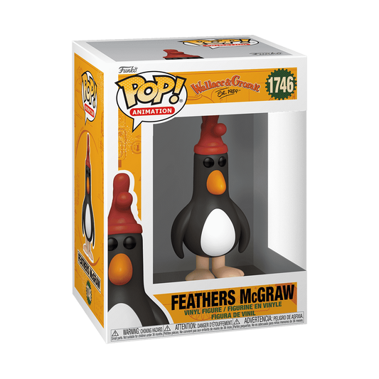 Funko Pop! Wallace & Gromit 1746 Feathers McGraw Vinyl Figure