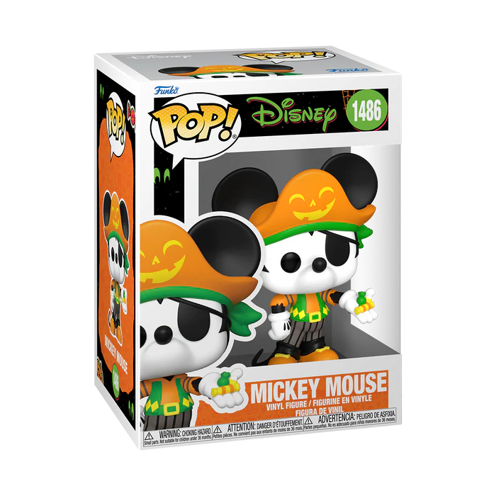 Funko Pop! DIsney 1486 Halloween Pirate Mickey Mouse Vinyl Figure