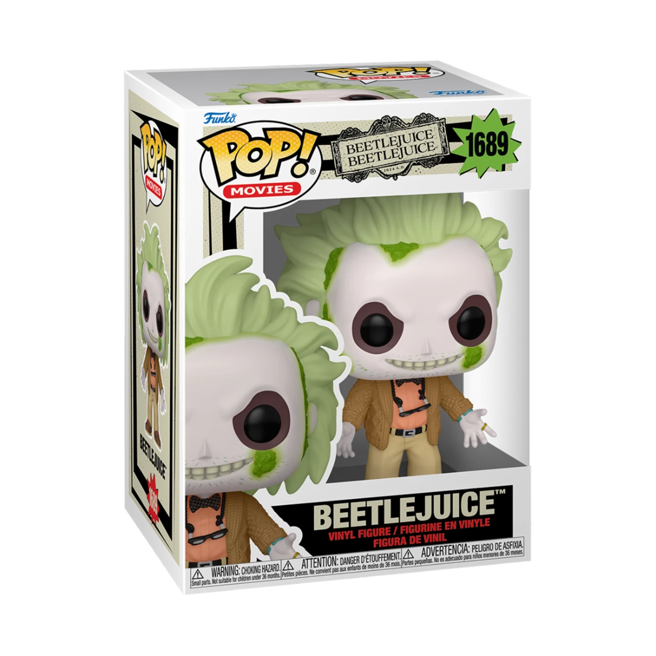 Funko Pop! Beetlejuice 2 1689 Beetlejuice Vinyl Figure