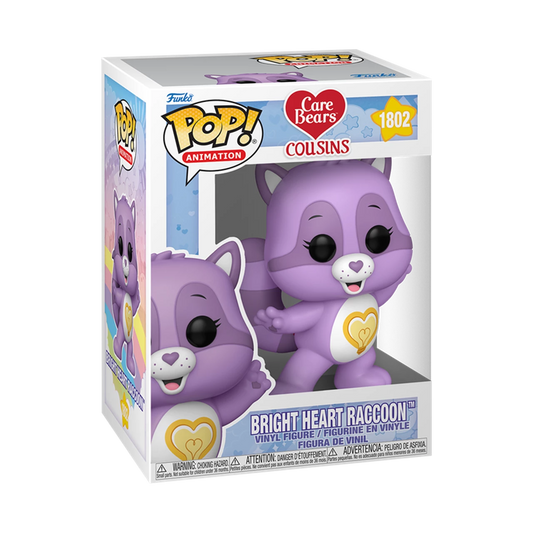 Funko Pop! The Care Bears 1802 Bright Heart Racoon Vinyl Figure