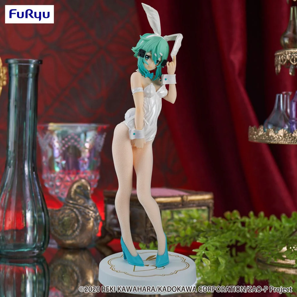 Sword Art Online BiCute Bunnies Sinon White Pearl Ver. PVC Statue