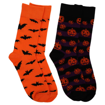 Halloween Womens Patterned Cotton Socks