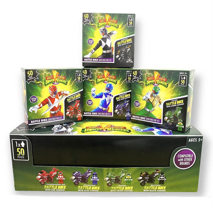 Mighty Morphin Power Rangers Battle Bike Construction Set