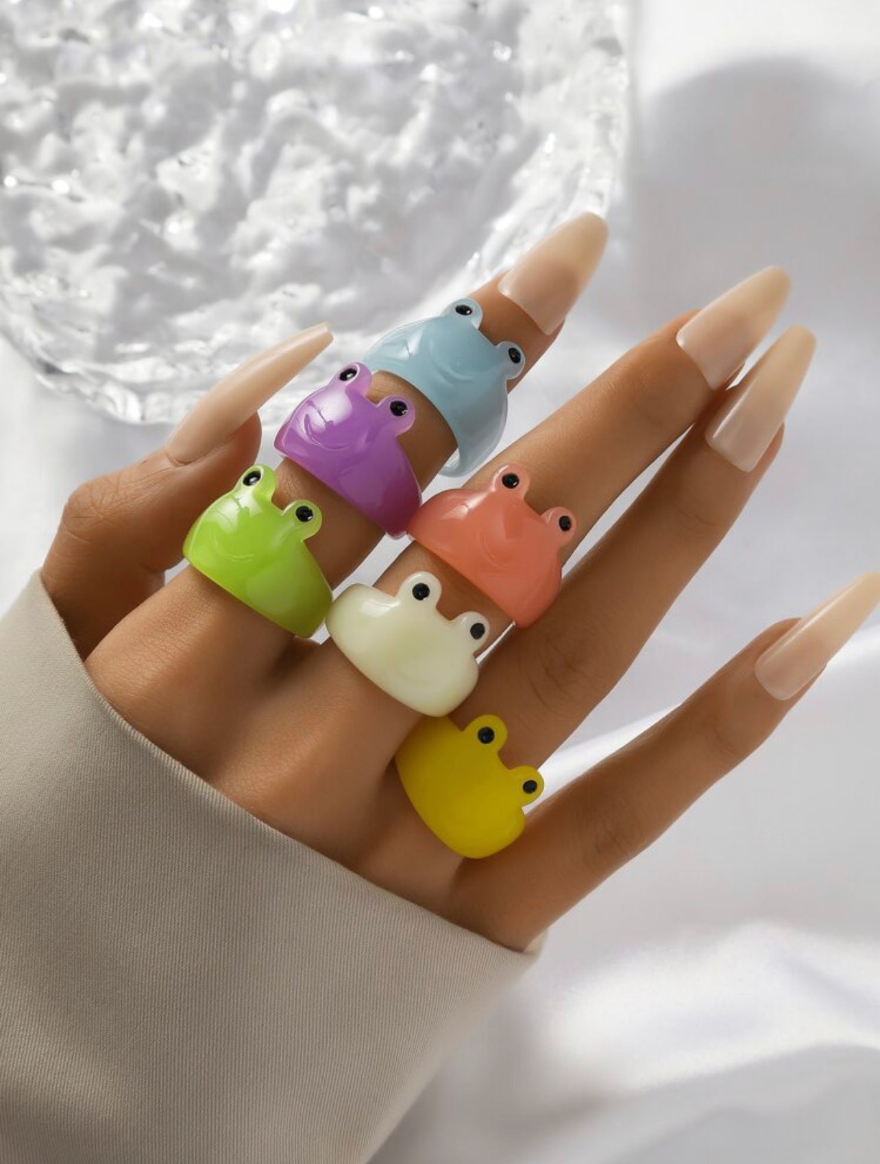 Chonky Face Frog Ring