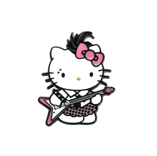 Sanrio Hello Kitty Rockstar Pin Badge