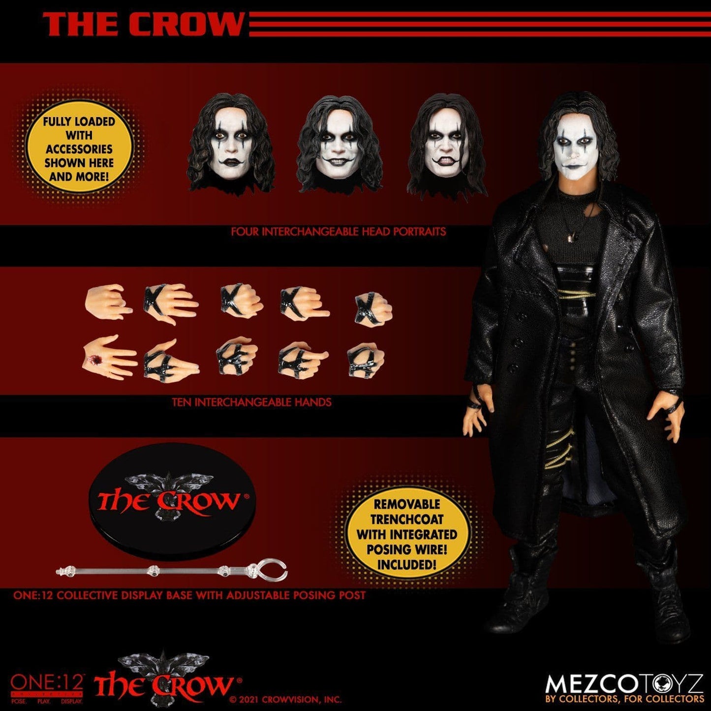 The Crow One:12 Collective Figure