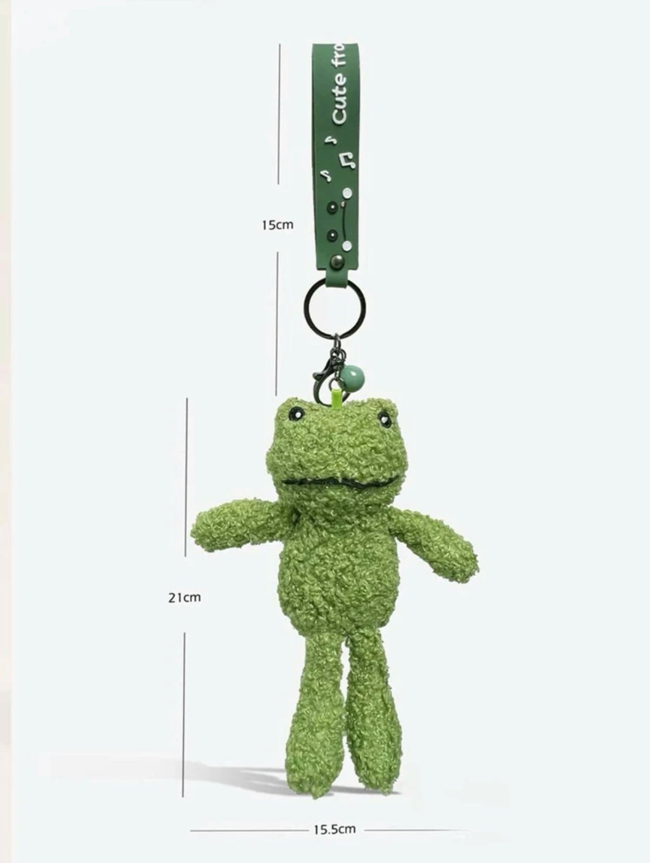 Filipe Frog Plush Keychain Bag Charm