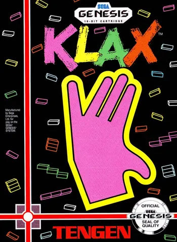 Klax SEGA Genesis Video Game