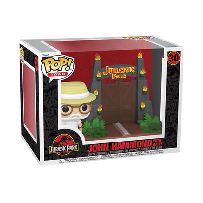 Jurassic Park 30 John Hammond with Gates Funko Pop! Town Vinyl Figure