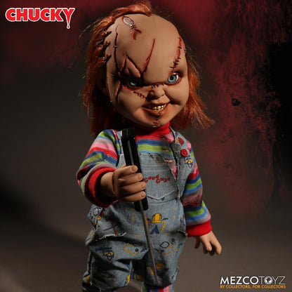 Child’s Play Chucky Scarred Face Mega Talking Figure