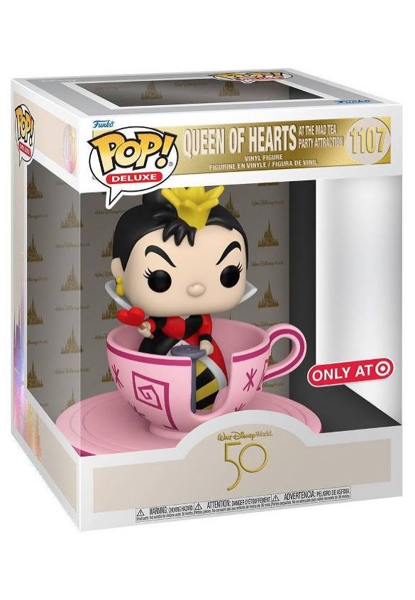 Walt Disney World 50 Queen of Hearts at the Mad Tea Party Attraction 1107 Target Exclusive Funko Pop! Deluxe Vinyl Figure