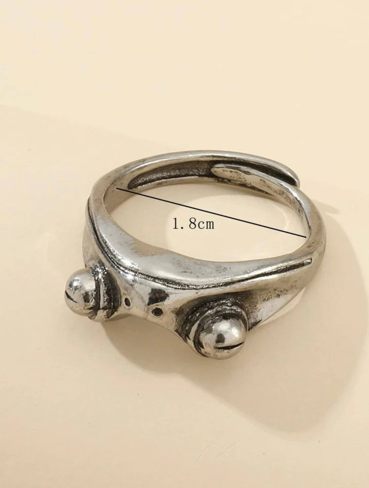 Adjustable Frog Ring Copper Alloy