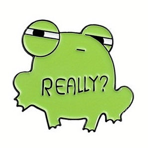Frog Really Pin Badge