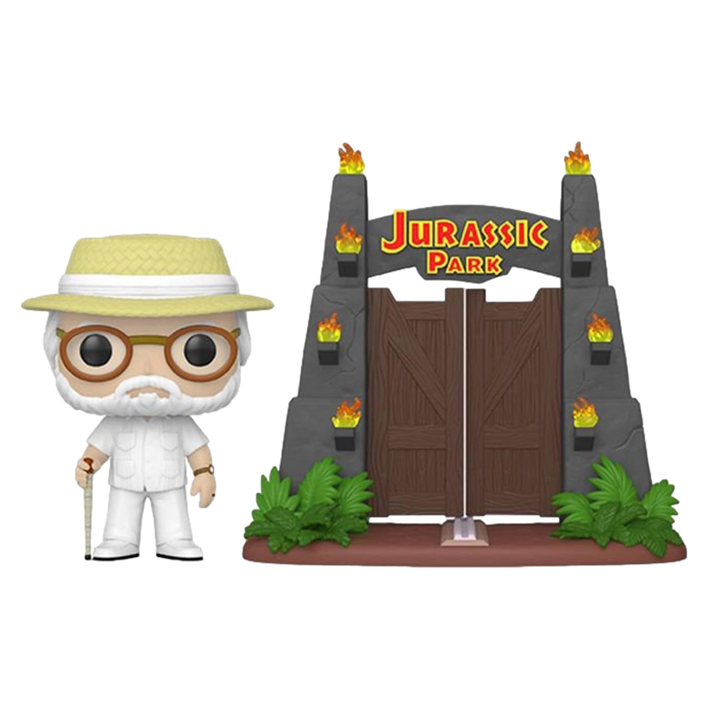 Jurassic Park 30 John Hammond with Gates Funko Pop! Town Vinyl Figure