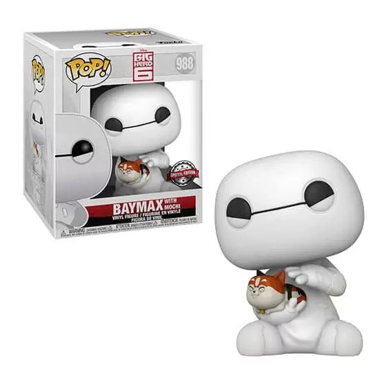 Disney Big Hero 6 988 Baymax with Mochi Funko Pop! Oversized Vinyl Figure