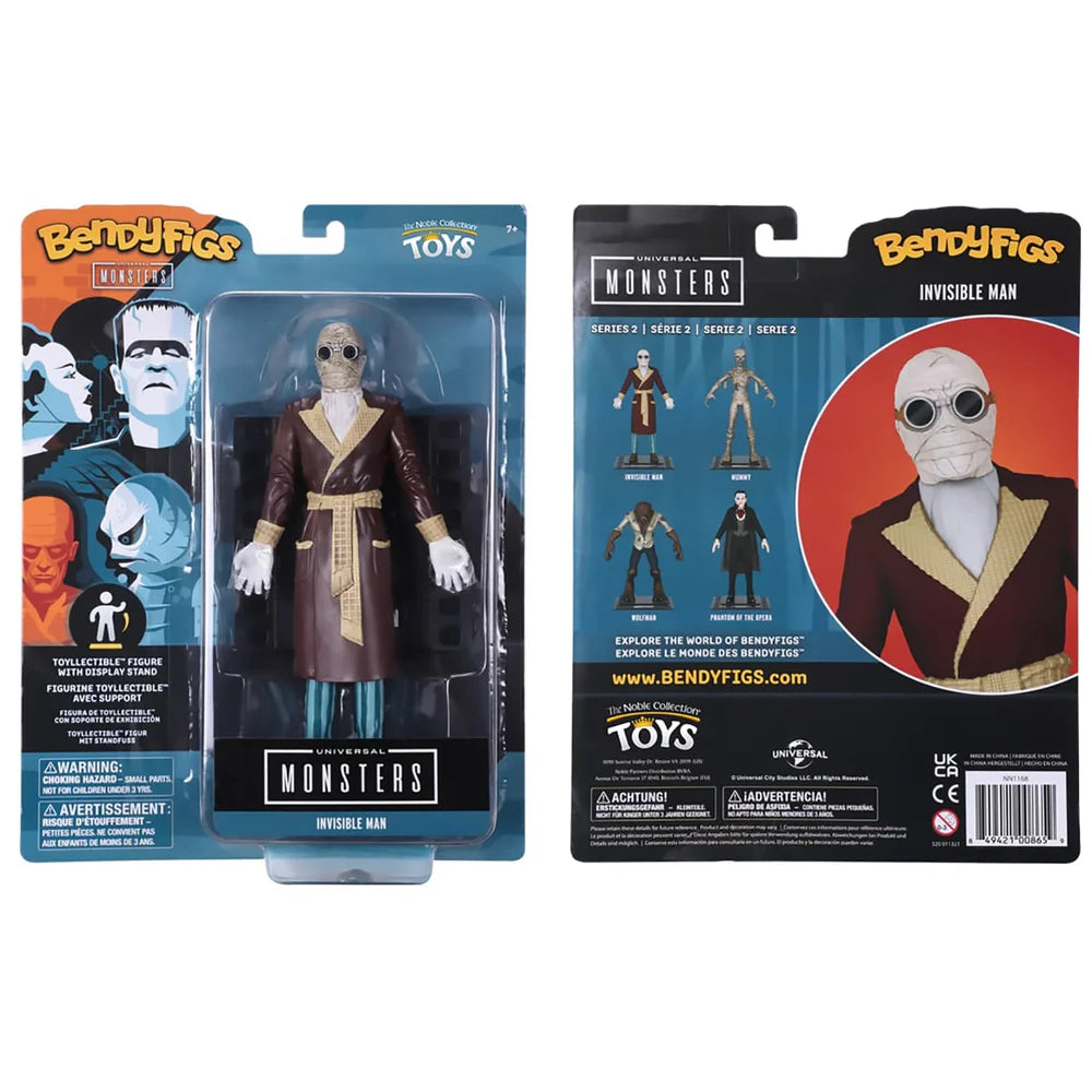 The Invisible Man Universal Monsters Bendyfig