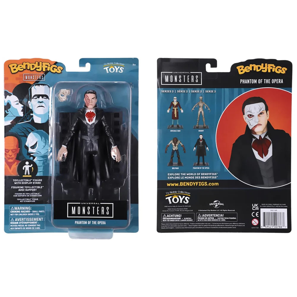 The Phantom of the Opera Universal Monsters Bendyfig