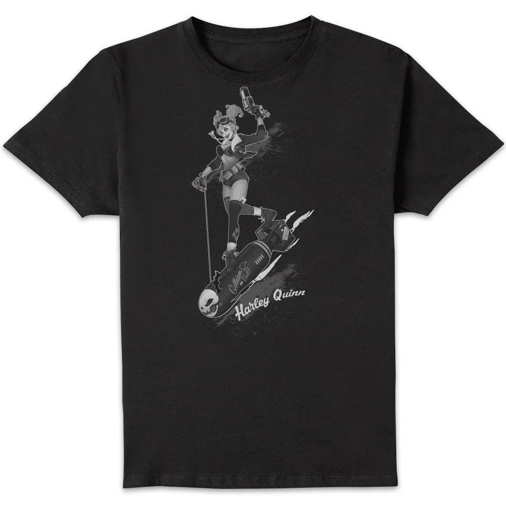 DC Comics Batman Harley Quinn Gotham T-Shirt in Black