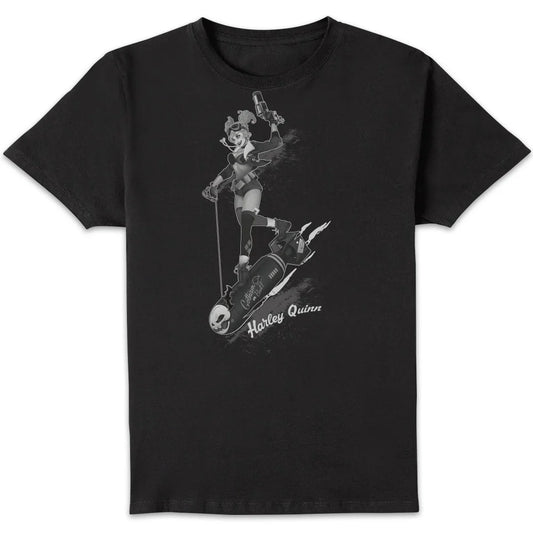 DC Comics Batman Harley Quinn Gotham T-Shirt in Black