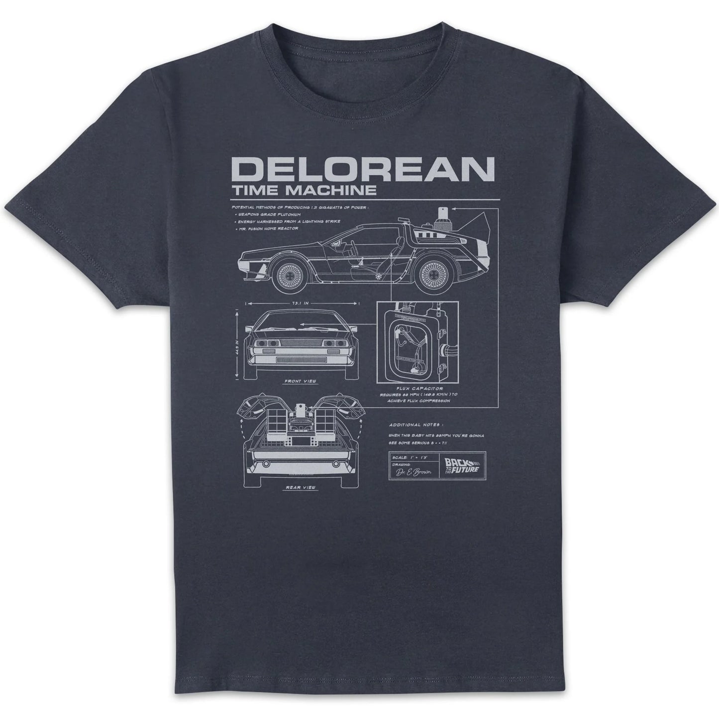 Back to the Future Delorean Time Machine T-Shirt