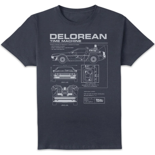 Back to the Future Delorean Time Machine T-Shirt