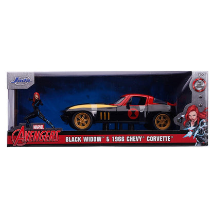 Marvel Avengers Black Widow & 1966 Chevy Corvette