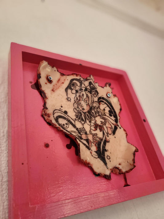 Jester Girl Tattoo Removal Frame