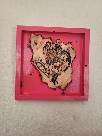 Jester Girl Tattoo Removal Frame