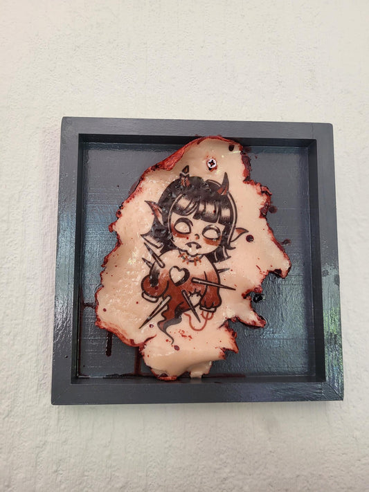 Little Demon Tattoo Removal Frame
