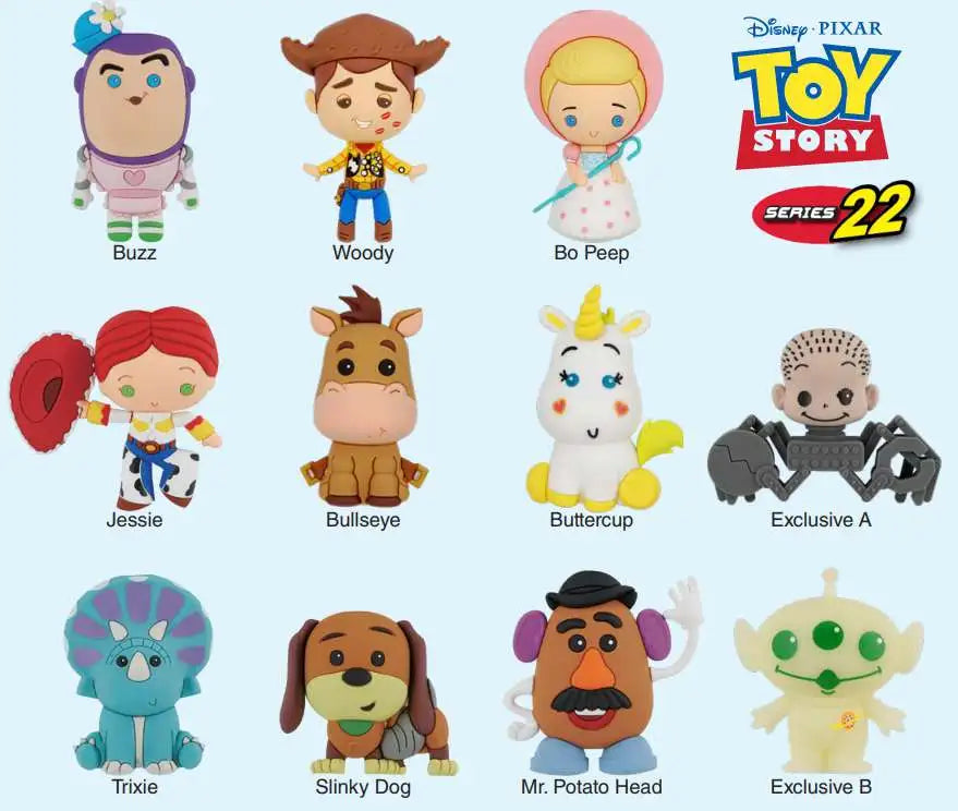 Disney Pixar Toy Story Series 22 Figural Bag Clip Blind Bag