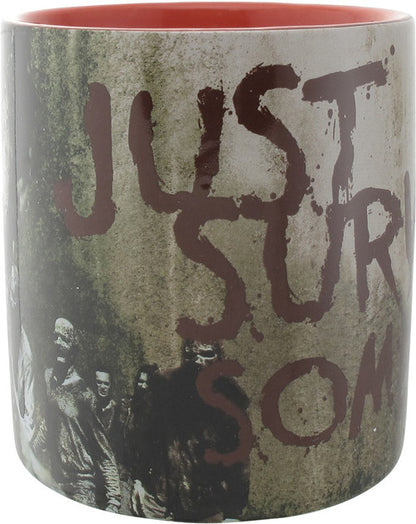 The Walking Dead Survive Somehow Molded Jumbo Mug