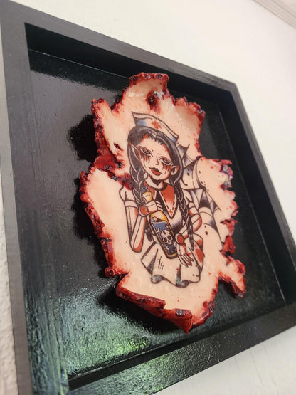 Poison Nurse Tattoo Removal Frame