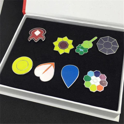 Pokemon Gym Badge Set