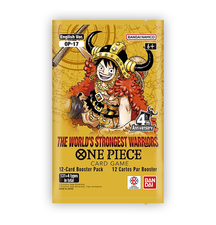 One Piece Card Game The World's Strongest Warriors 4th Anniversary Booster Pack