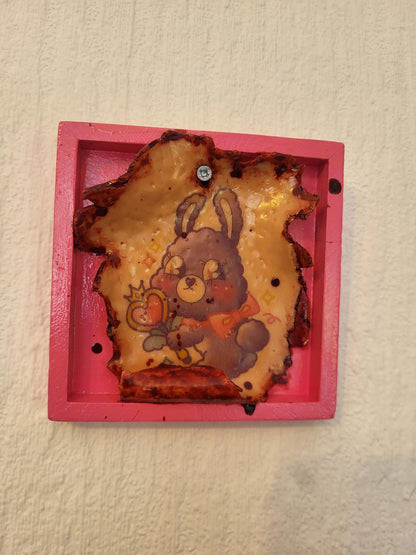 Purple Bunny Tattoo Removal Frame