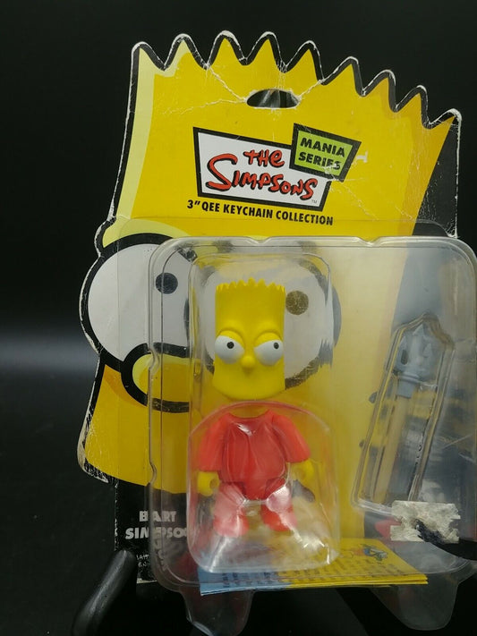 The Simpsons Bart Simpson & Trident Mania Series 3" Qee Keychain Collection